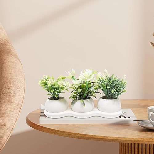 Miniatura 4 de Uguisu 1 plantas artificiales de interior, plantas artificiales pequeñas, decoración de escritorio, decoración de baño, decoración del hogar,