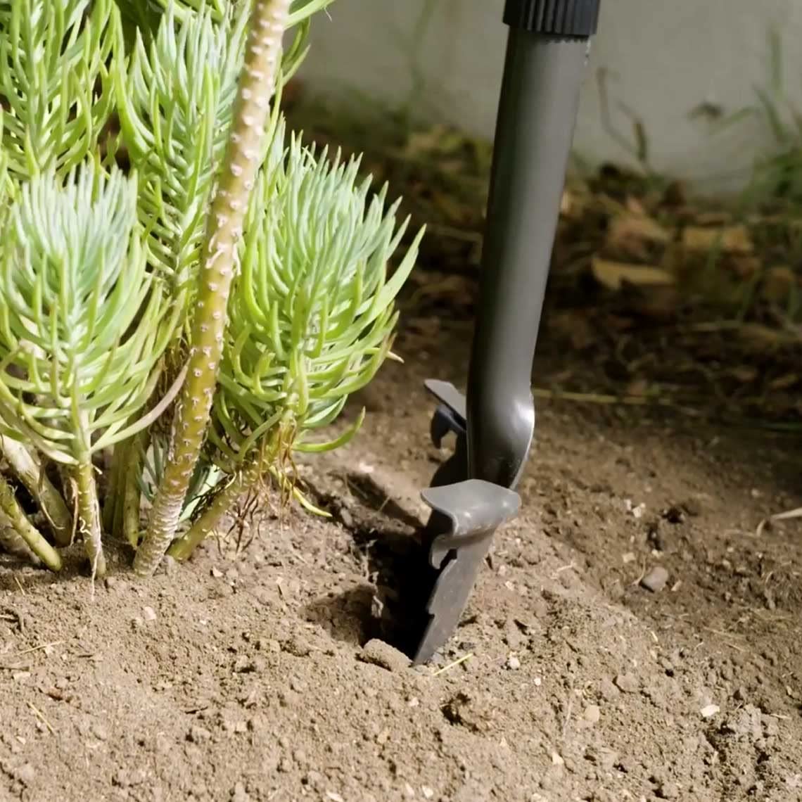 Hammersmith RayzerShovel - Das Original aus dem TV - Spaten mit Wurzelsäge für Harte, steinige Böden - Breite Trittkante – Gartenspaten – Gärtnerspaten