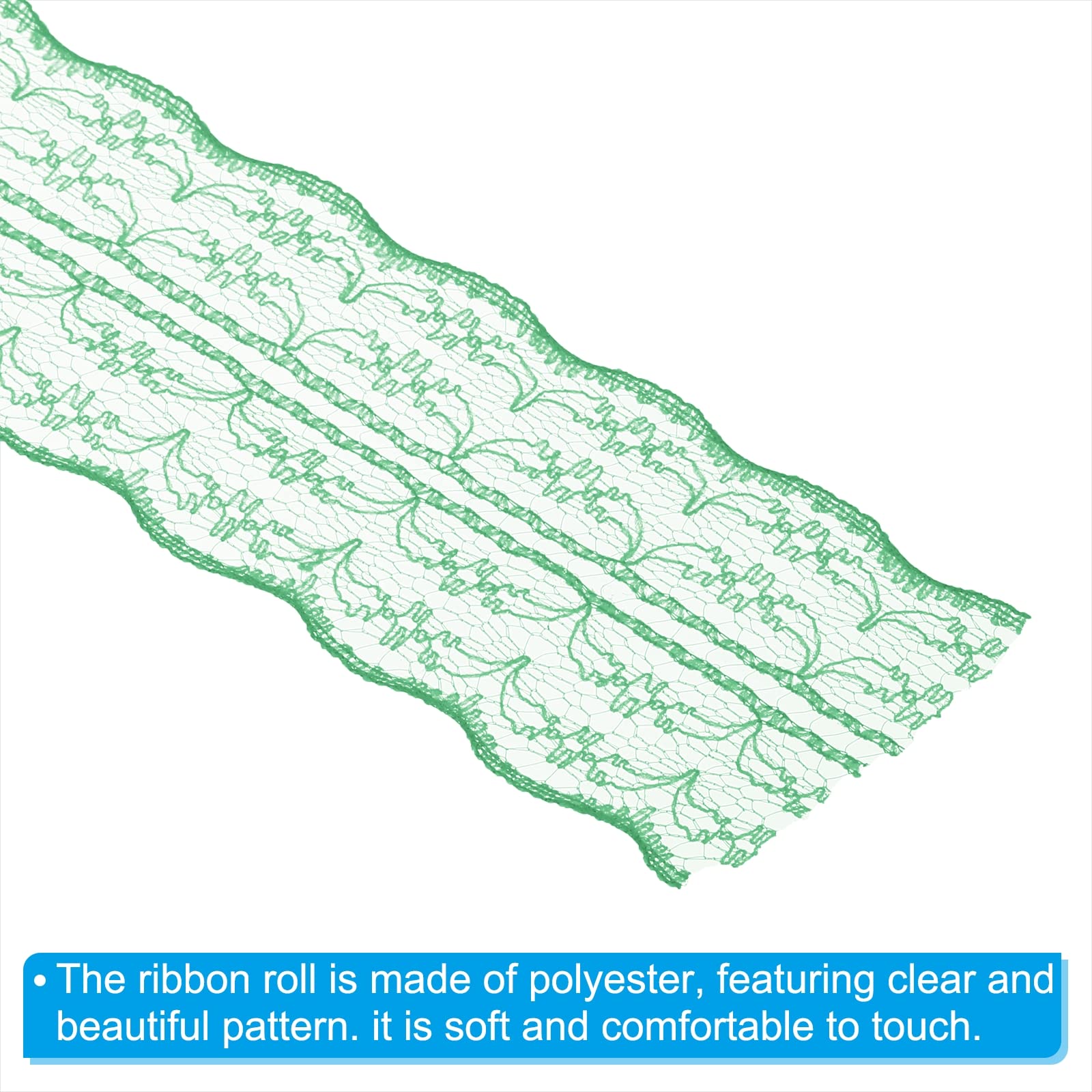 PATIKIL 1.8 Inch x 25 Yards Lace Trim Ribbon - Image 4
