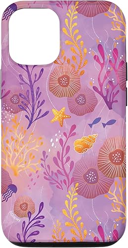 Funda para iPhone 1212 Pro Disney The Little Mermaid Ariel Under the Sea Ambiance