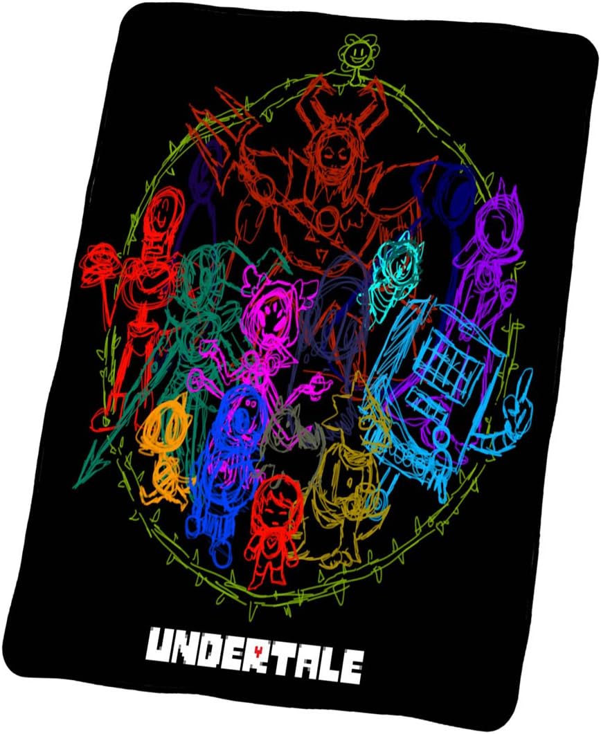 Undertale 4 Blanket Throw Blanket Fleece 58"x80" WA Home