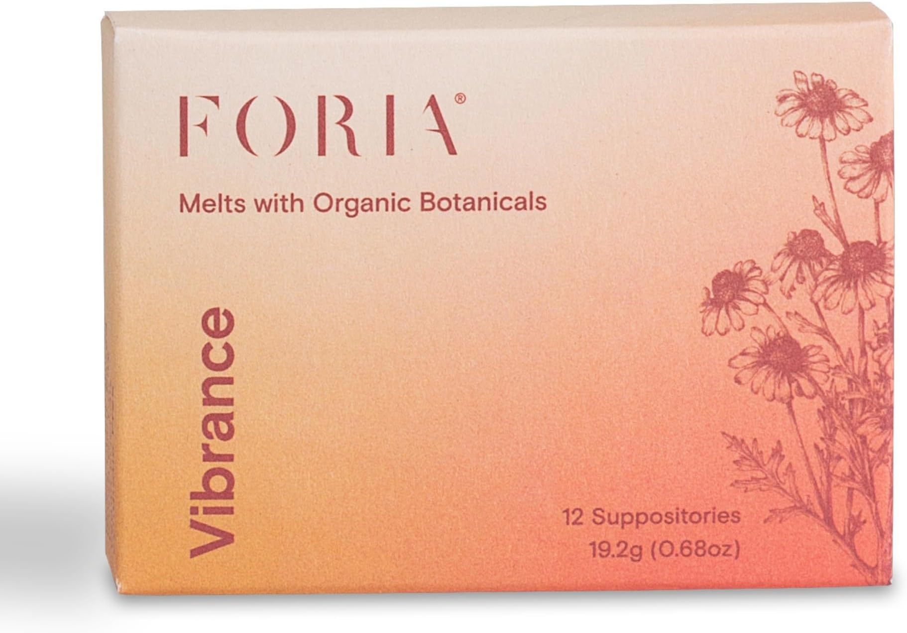 - Vibrance Melts - Organic, Fragrance- Free, Natural Moisturizing Vaginal Suppositories - 12 Count