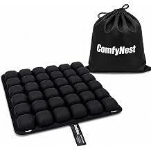 ComfyNest Inflatable Air Cell Seat Cushion for Airplane, Office Chair, Car