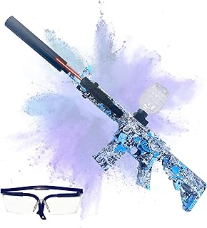 Gel Blaster, Gel Blaster Gun with Automatic Fast Fire Rate, Gel Blasters Toy + Red light + Safety Goggles! Gel Gun for Kids + Adults, Gel Gun Blaster, M416 Gel Blaster Sniper