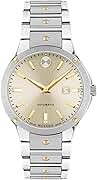 Movado S.E. Automatic Women's Sport Watch - Swiss Automatic Movement, Stainless Steel Link Bracelet - 10 ATM Water Resistance - Luxury Fashion Timepiece for Her - 33mm