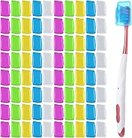 WLLHYF 150 Pack Travel Toothbrush Head Covers - Portable Caps Protectors for Home, Hotel, Outdoor, 5 Colors