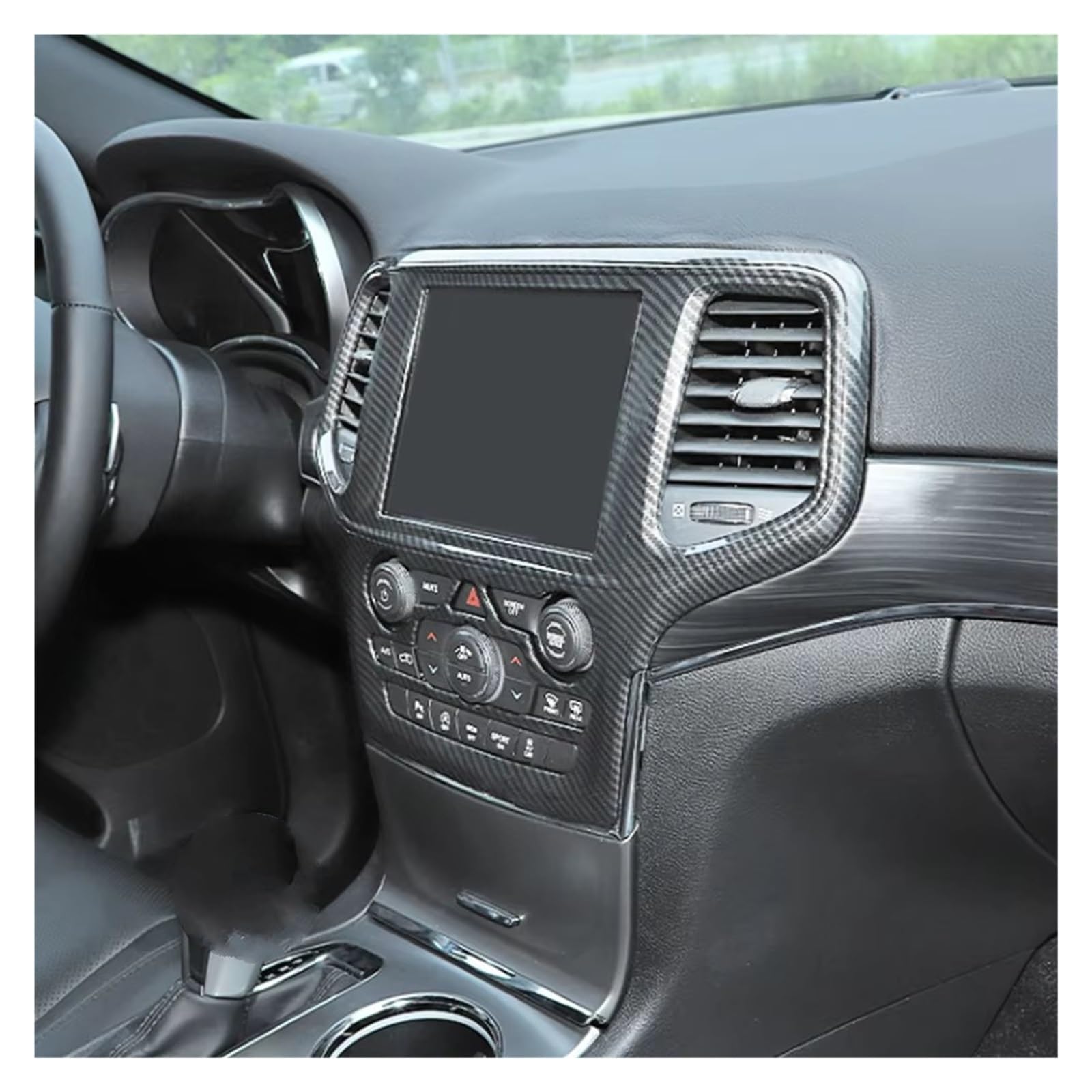 Innenzierleiste Für Jeep Für Grand Für Cherokee 2014-2017 2018 Innen Zubehör Center Konsole Navigation Panel Dekoration Abdeckung Trim