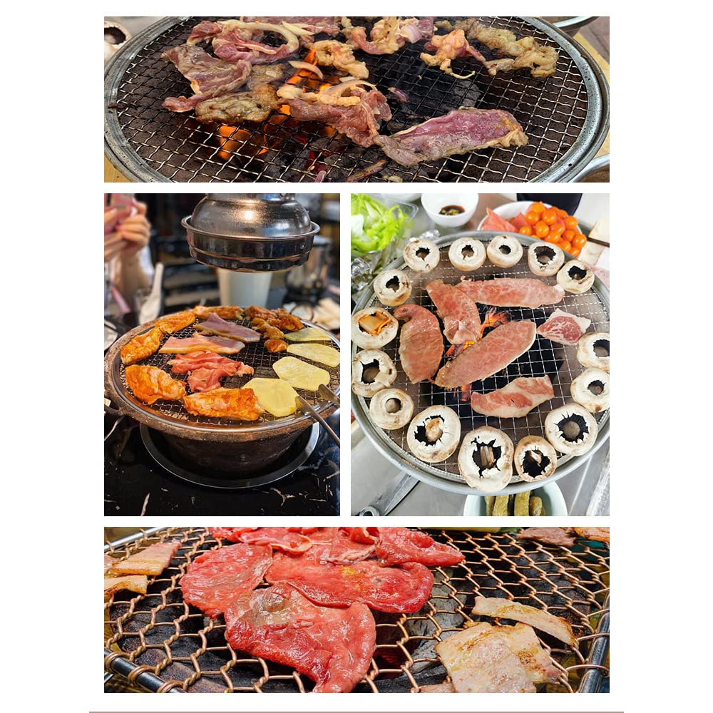 Home Charcoal Clay BBQ Grill, Japanese Clay BBQ Grill, Grill de Barbacoa portátil, Estufa de carbón Interior y al Aire Libre, Grill de carbón de carbón