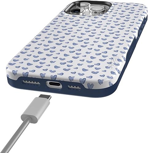 Vista 1160 de Casely Funda para iPhone 15 Pro Max Jardín Secreto Flores mixtas Funda atrevida Compatible con MagSafe y botón de acción Secret Garden