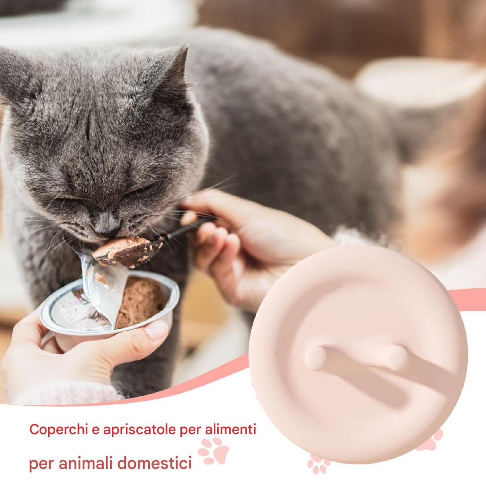 Cute Cat Food Covers, Pet Food Toppers, Canned Food Supplies, Dog Food Can Lid, Pet Food Feeding Tools, Wet Food Can Lid, helping keep wet food freshness for your cat or dog