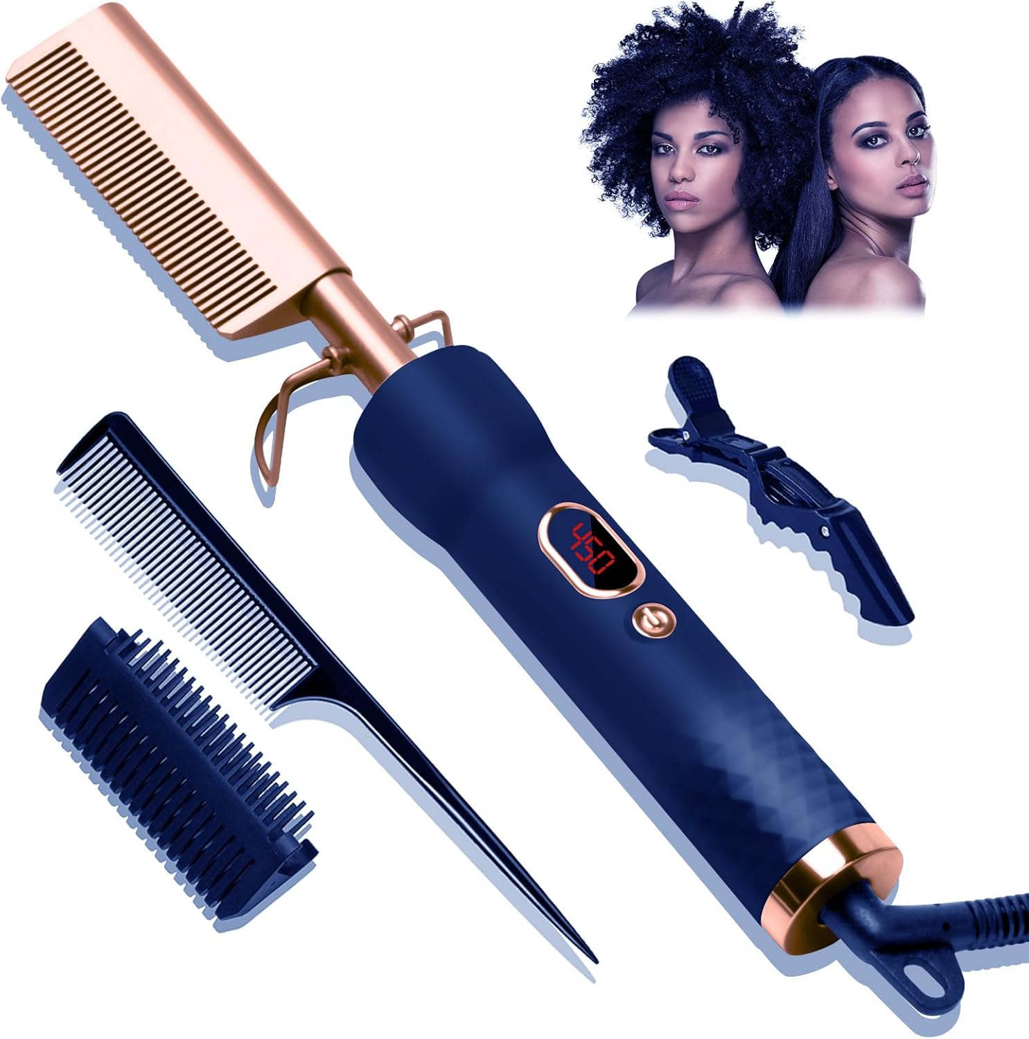 Curling Iron with Ceramic Tourmaline Coating,Hair Curler for Women, 1 Inch Barrel Size, Temperature Control