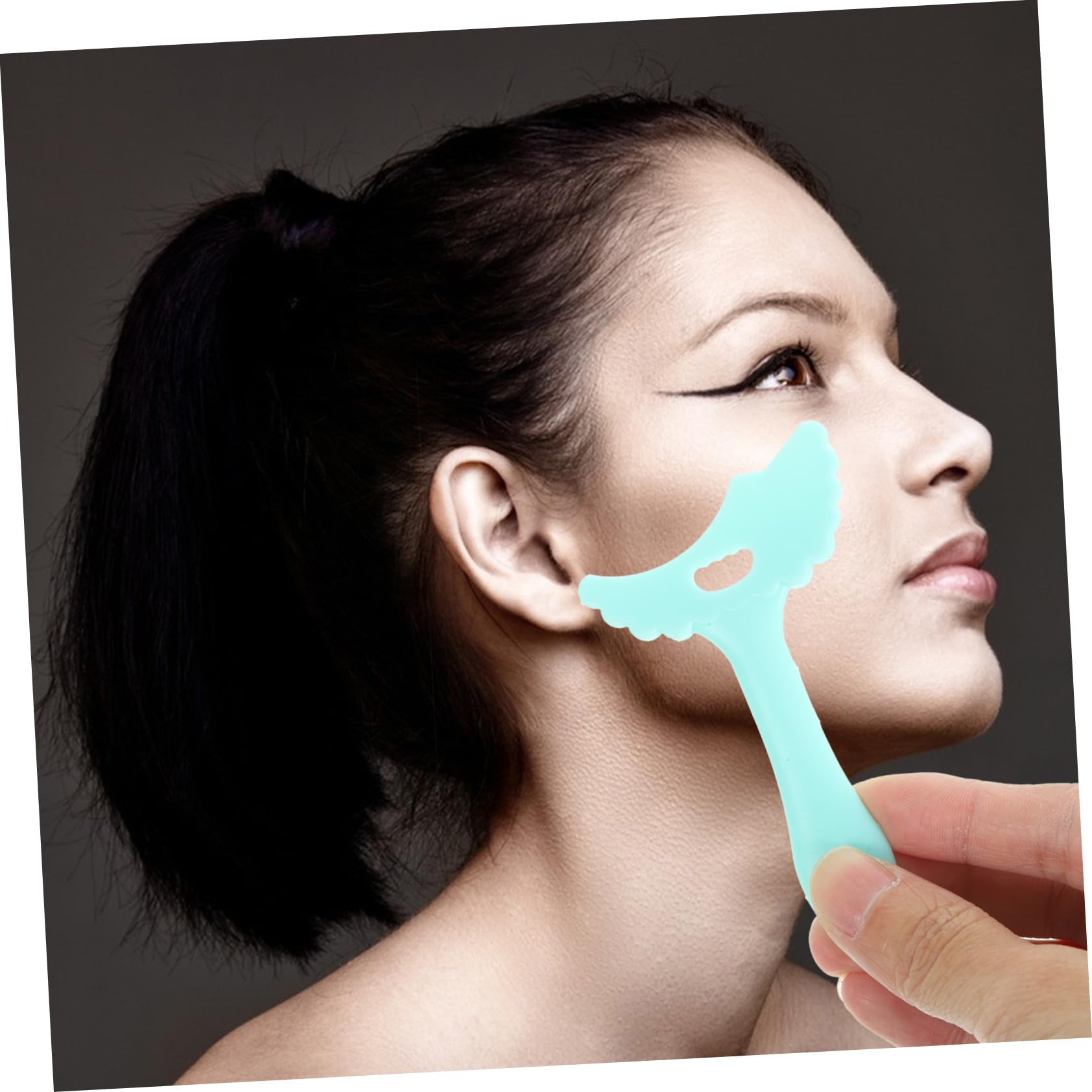 20pezzi Stencil Per Eyeliner Multifunzionale Silicone Per Ombretto e Mascara Strumento e Facile Per Principianti e