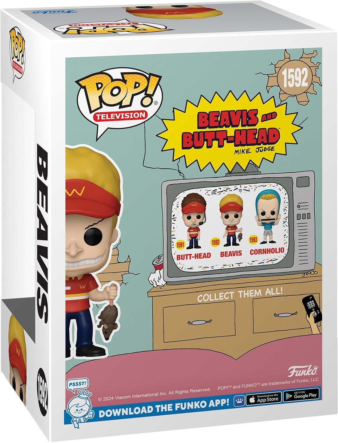 Amazon.com: POP Animation: Beavis & Butt-Head - Beavis Funko Vinyl
