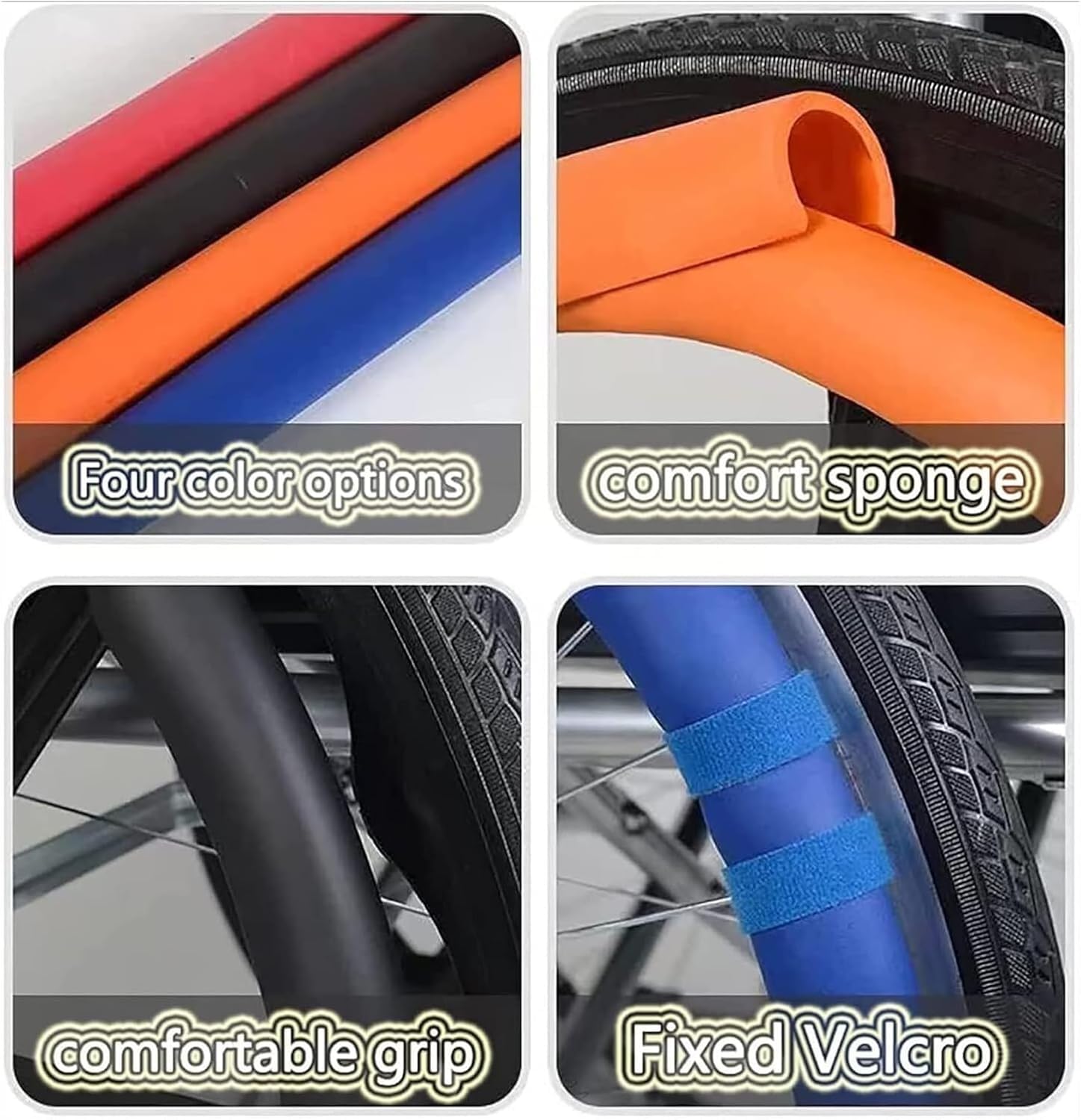 Fundas para aro de empuje de silla de ruedas, funda para silla de ruedas, funda protectora para aro de empuje de rueda trasera de silla de ruedas, fundas para aro de empuje de silla de ruedas (C-24 pu