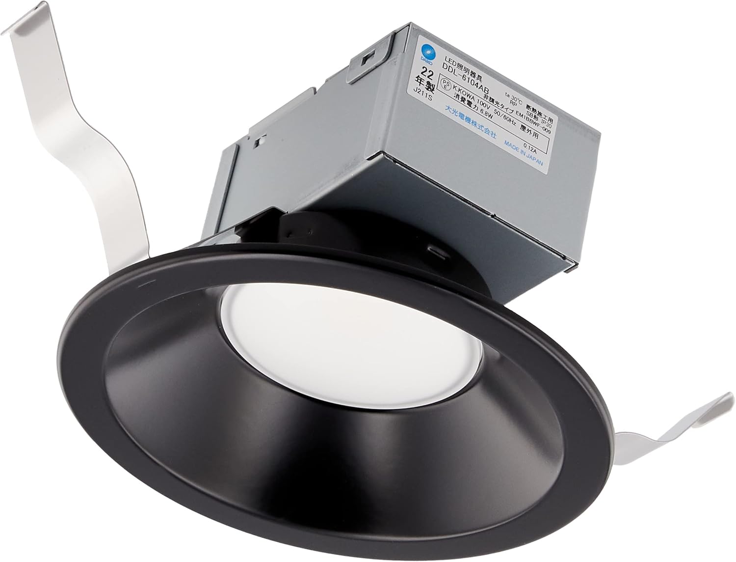 Amazon.co.jp Daiko Denki DDL6104AB LED Downlight, For Under Eaves Use