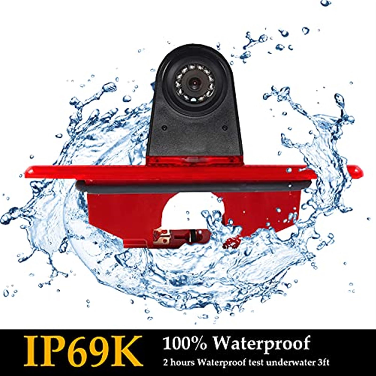 E9 HD 720P 3. kamera światła stopu +4. Monitor, dla Fiat, Scudo, Peugeot, Expert, Citroen, SpaceTourer Kamera tylnego światła stopu samochodu