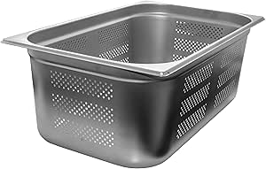 AcMax GN-Behälter 1/1 Edelstahl - 28 Liter, 200mm Tiefe Für Gastronomie & Großküchen