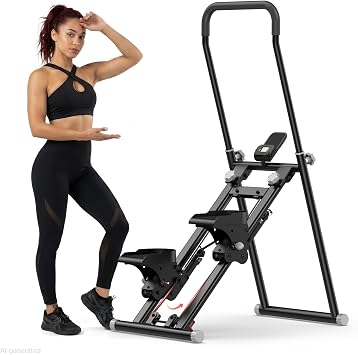 TENBOOM Folding Stair Stepper for Home Gym, 3-Adjustable Pedals