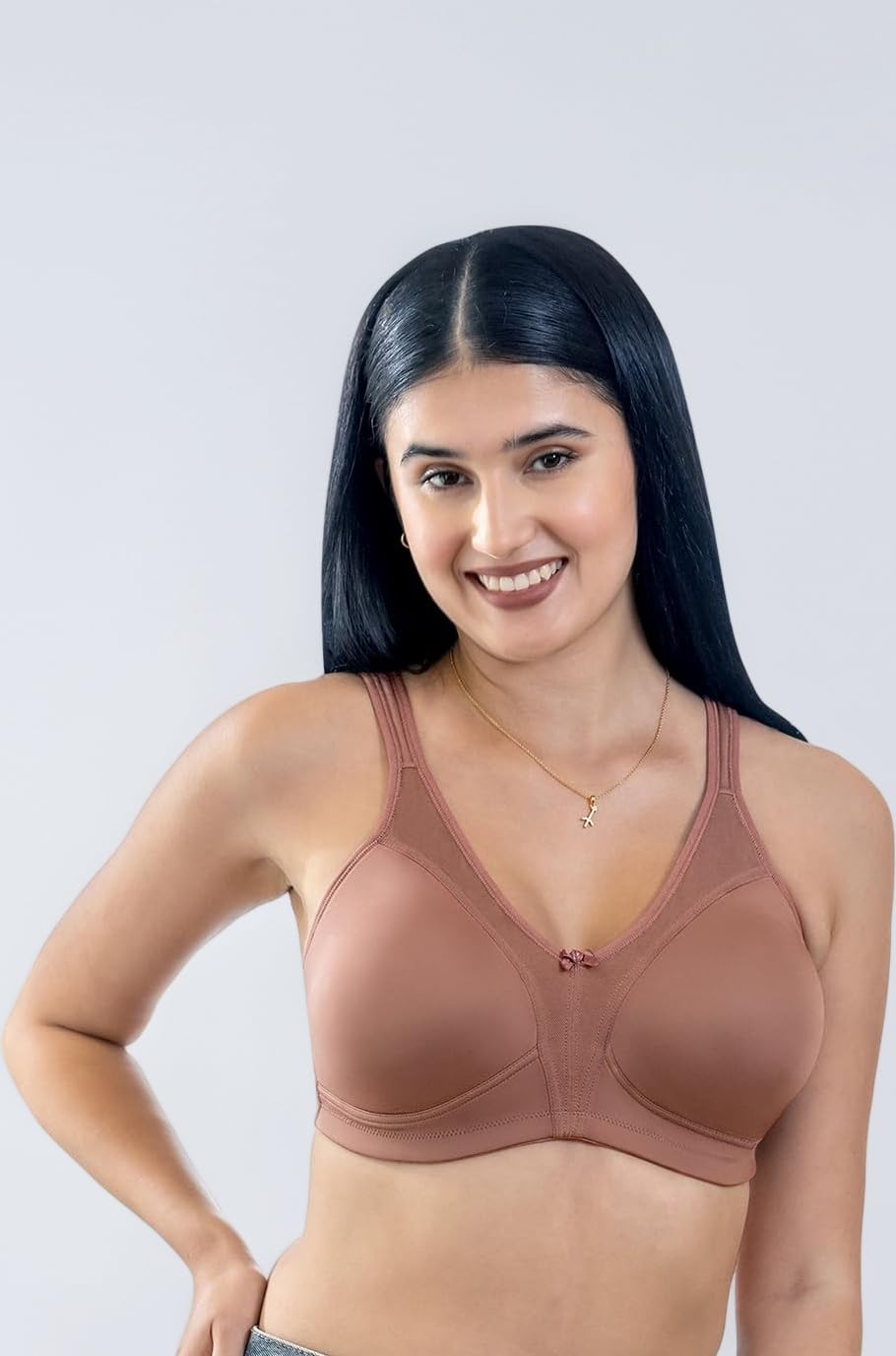 M4416 Fuller Cups Support Non Padded Comfort Seamless Minimizer Bra