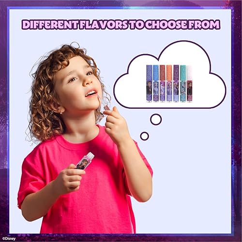 Miniatura 4 de Disney Frozen - Brillo de labios a base de plantas de 7 piezas, recuerdos de fiesta para niñas, primer juego de maquillaje para niñas, perfecto para