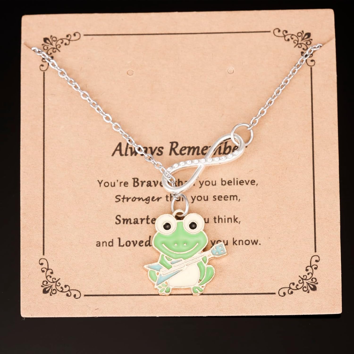Frog Necklace Gifts for Women Cute Mothers Day Frogs Themed Jewelry Frogs Lovers Frog Necklaces - Image 2