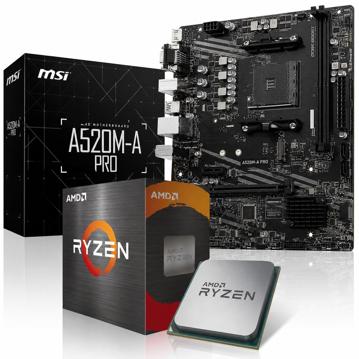 Memory PC Kit di aggiornamento Bundle Ryzen 7 5700X 8 x 4.6 GHz