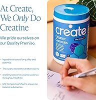 Vista 5 de Create Gomitas de monohidrato de creatina para hombres y mujeres, aumenta la concentración, la fuerza y la resistencia, fórmula anti-derretimiento