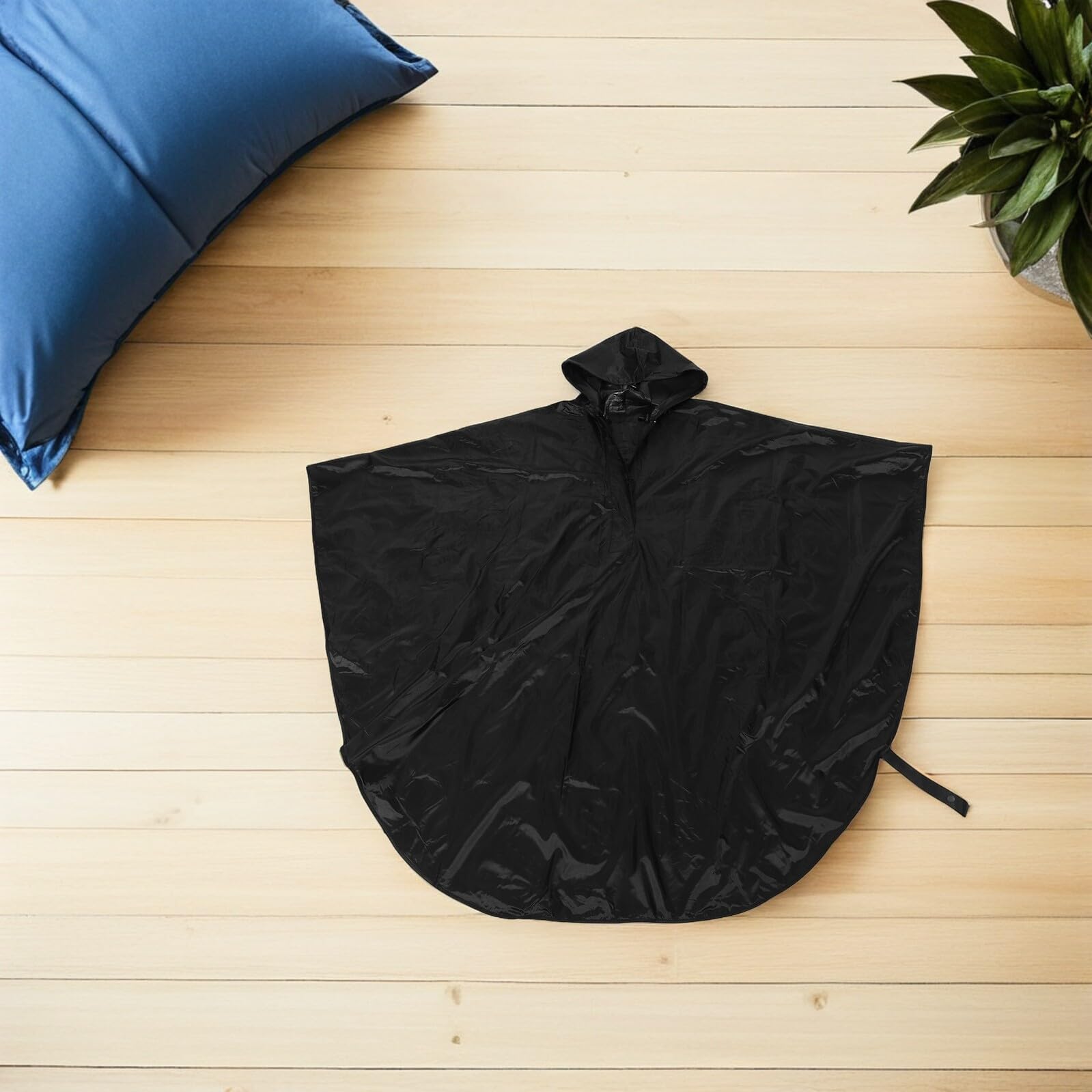 FRCOLOR Poncho para Silla de Ruedas Eléctrica sin Capucha Cierre de Contacto Cobertura Total y Protector de Reposapiés Ropa Adaptable Resistente para Exteriores y Usuarios Discapacidad