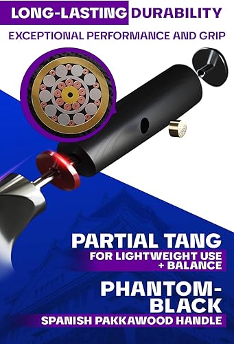 Miniatura 3 de Dalstrong - Phantom Series - Alto carbono japonés - Acero AUS8 - Funda, Japonés de alto carbono  acero AUS8, mango de pakkawood español negro,