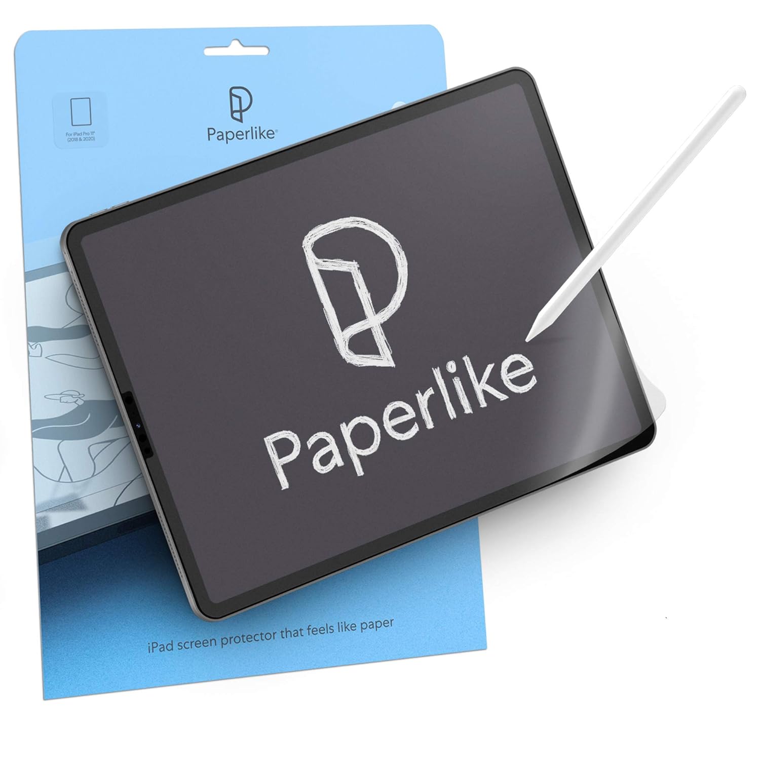 Paperlike 2.0 (2 Pieces) for iPad Pro 11" (2020/21/22) & iPad Air 10.9" (2020/22) - Matte Screen Protector for Drawing, Writing, and Note-taking like on Paper