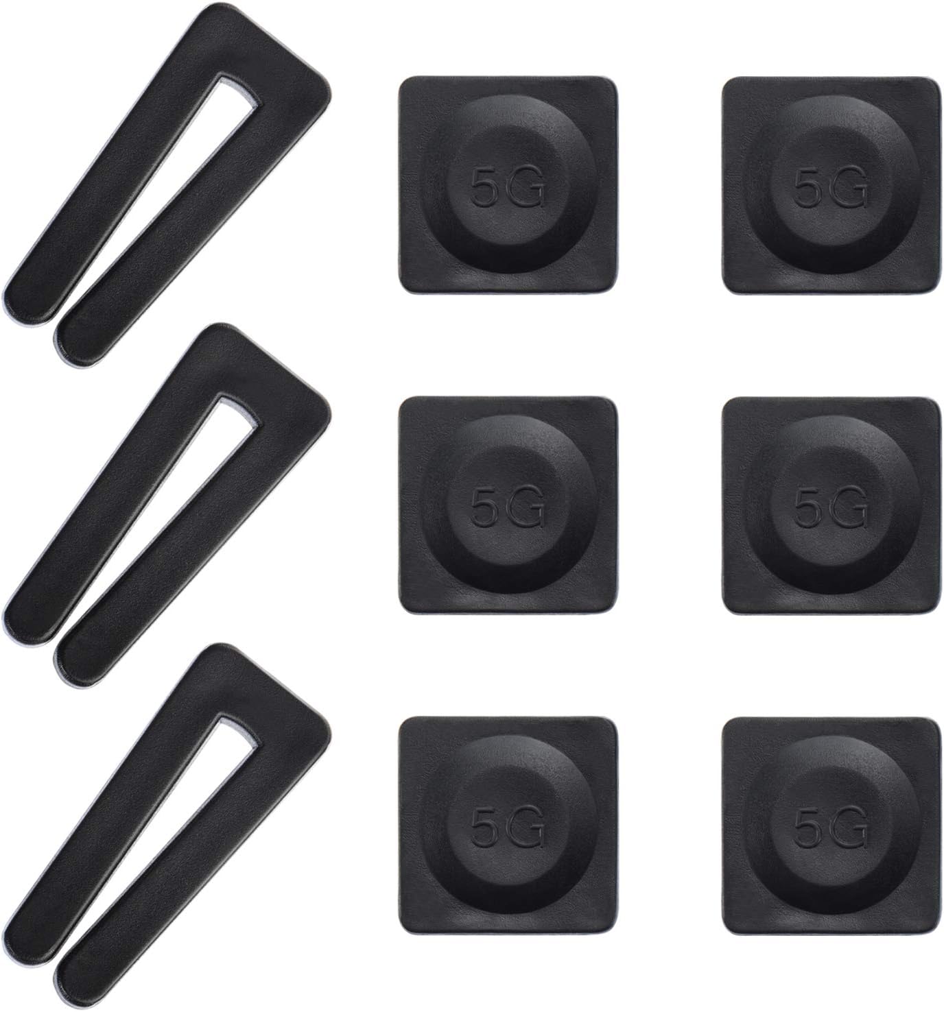 Canomo 3 Set Ceiling Fan Blade Balancing Kit Include 3 Pieces Plastic Balancing Clips and 6 Pieces Self-adhesive 5G Balancing Weights