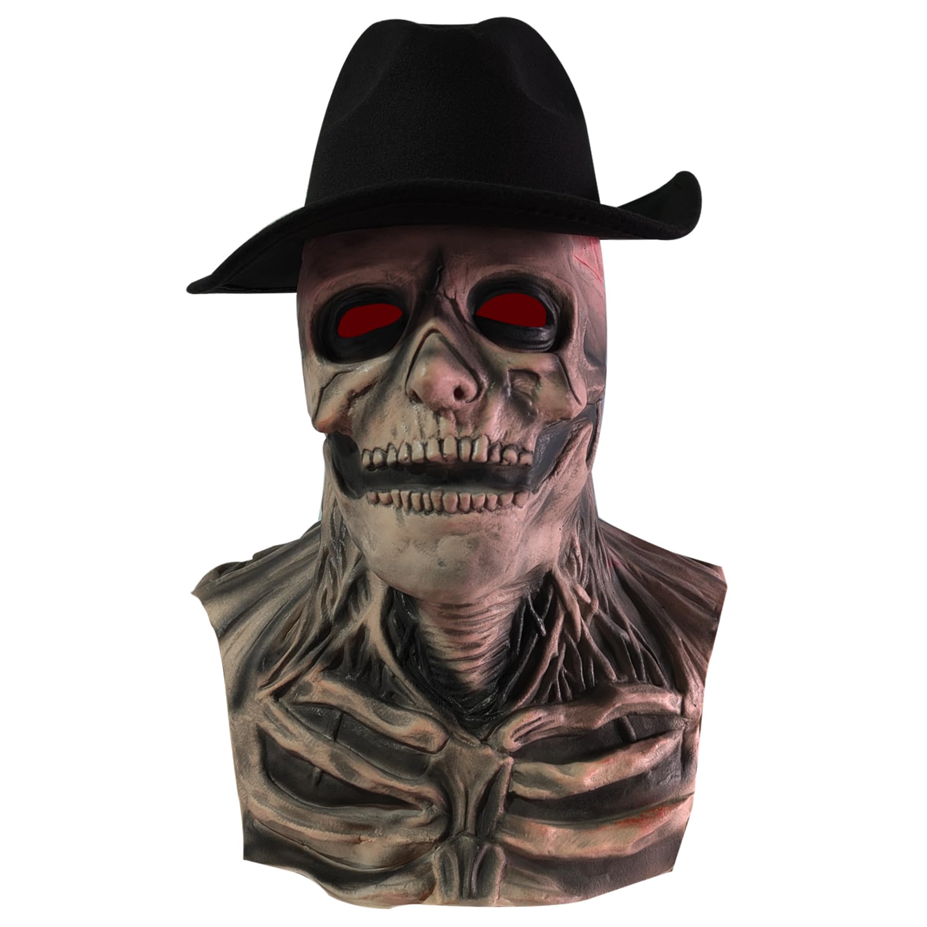 Masque de crâne complet pour éviter le maquillage d'Halloween inconfortable - 8