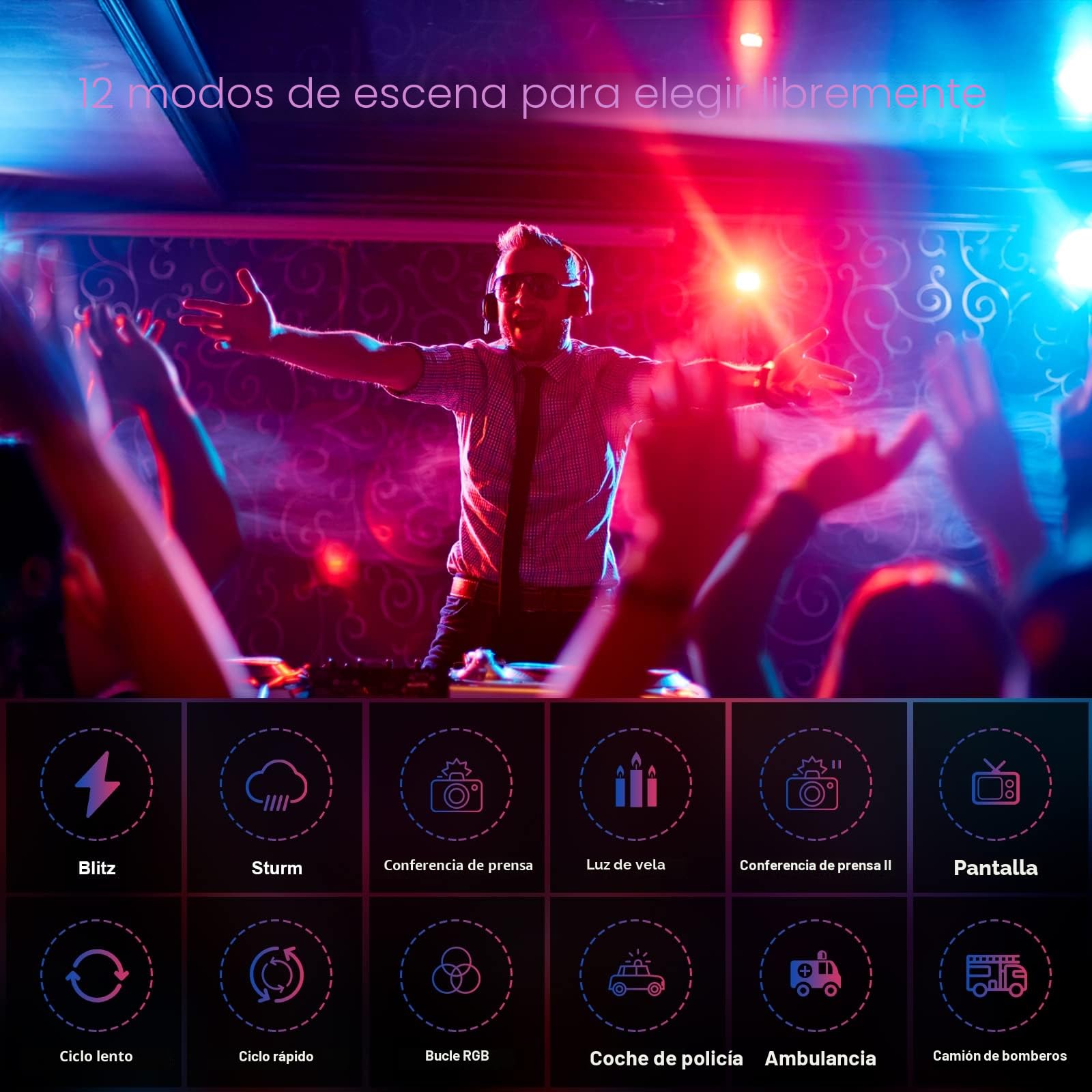 SOONPHO Luz de Vídeo LED RGB Stick de Luz Fotográfica Rotación de 360° Mini Luz Magnética Atractable Manual Luz con Batería Incorporada 2500-9000K RGB para Figuras de Anime y Fotografía