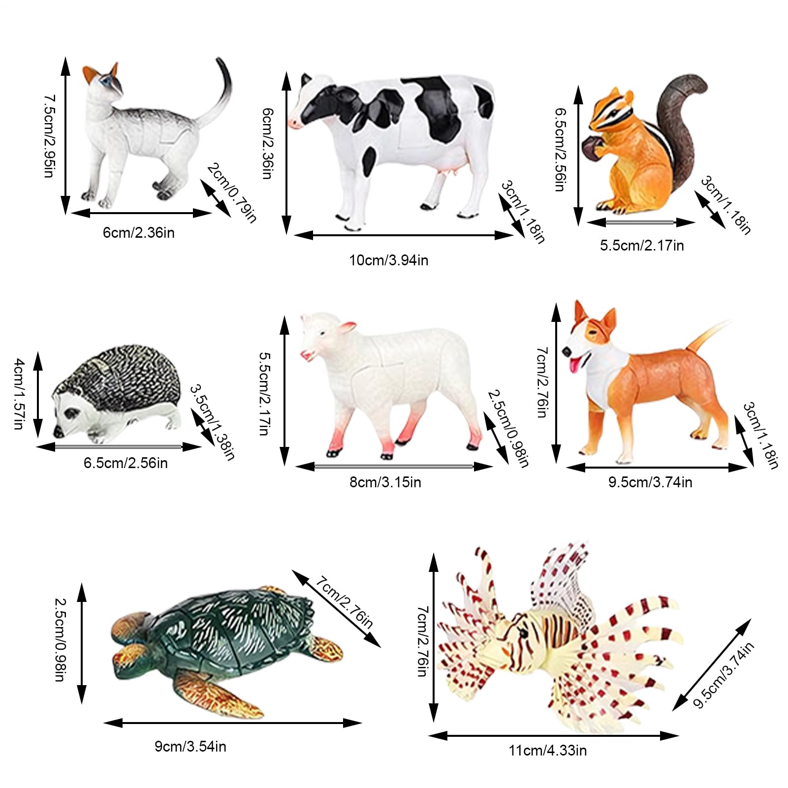 Da Costruzione Animali Modelli 3D Realistici per Attività di Apprendimento | Giocattoli Da Costruzione Educativi Con Assemblaggio Realistico Per Attività Apprendimento Ragazzo E Ragazza Compleanno