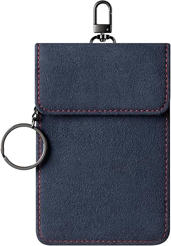 VULKIT Faraday - Bolsa para llavero, bolsa de bloqueo de señal de coche con gancho y llavero RFID antirrobo Faraday protector de llavero