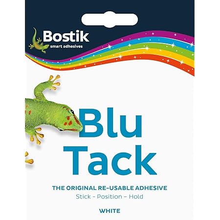 Bostik Blu-tack Mastic Adhesive Non-toxic White 60g Ref 801127
