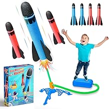 HappyGoLucky Fusée à Pédales, Jouet D'extérieur pour Enfants