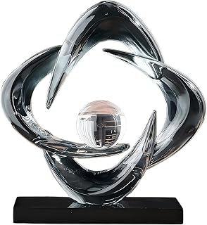 NewChinese-Style Metaphysical fengshui Crafts Fortune Turns in Time Boost Fortune. Ideal for decoratingTVstands, Wine cabinets, desks, Offices andhomes, andgreatasgifts. (Fortune Turns - Grey)
