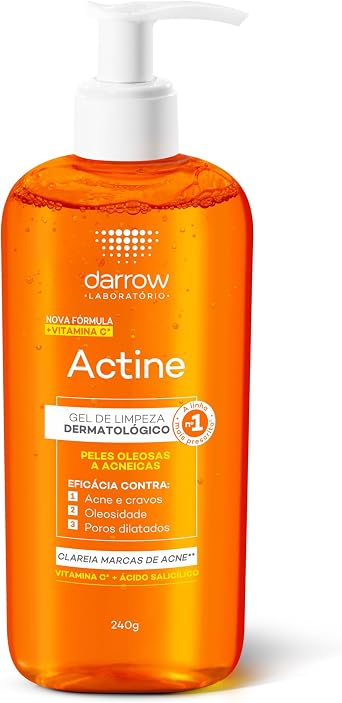 Gel de Limpeza Facial Darrow Actine Ácido Salicílico 240g