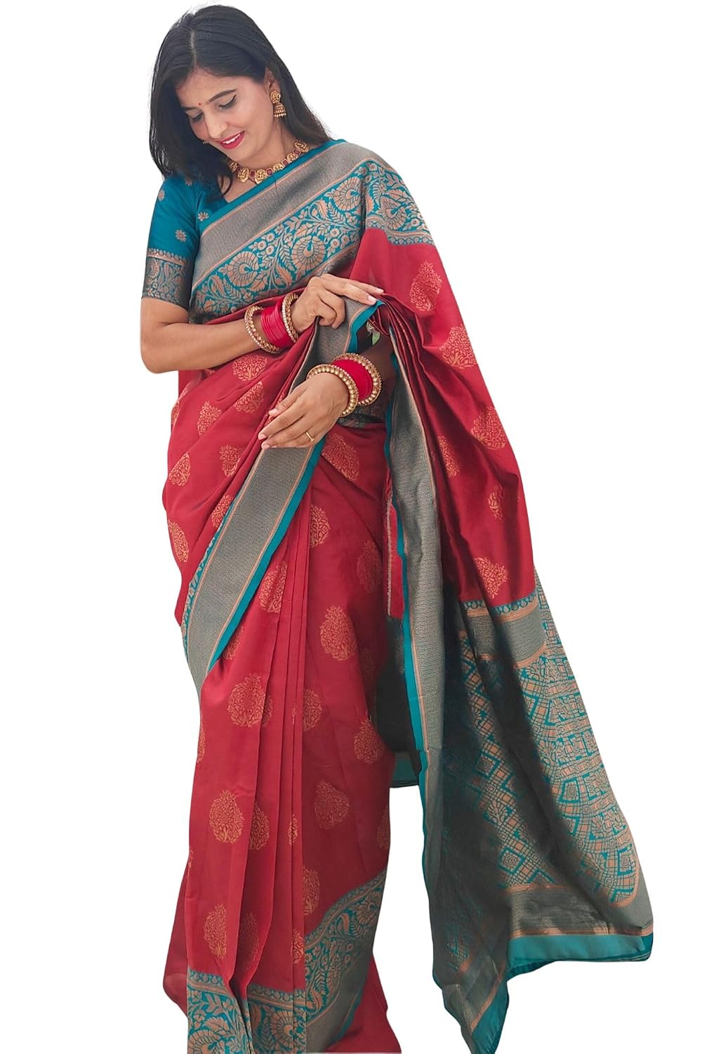 SGF11 Women's Kanjivaram Ready To Wear Silk Saree with Blouse Piece - Review, Price and Buying Guide
