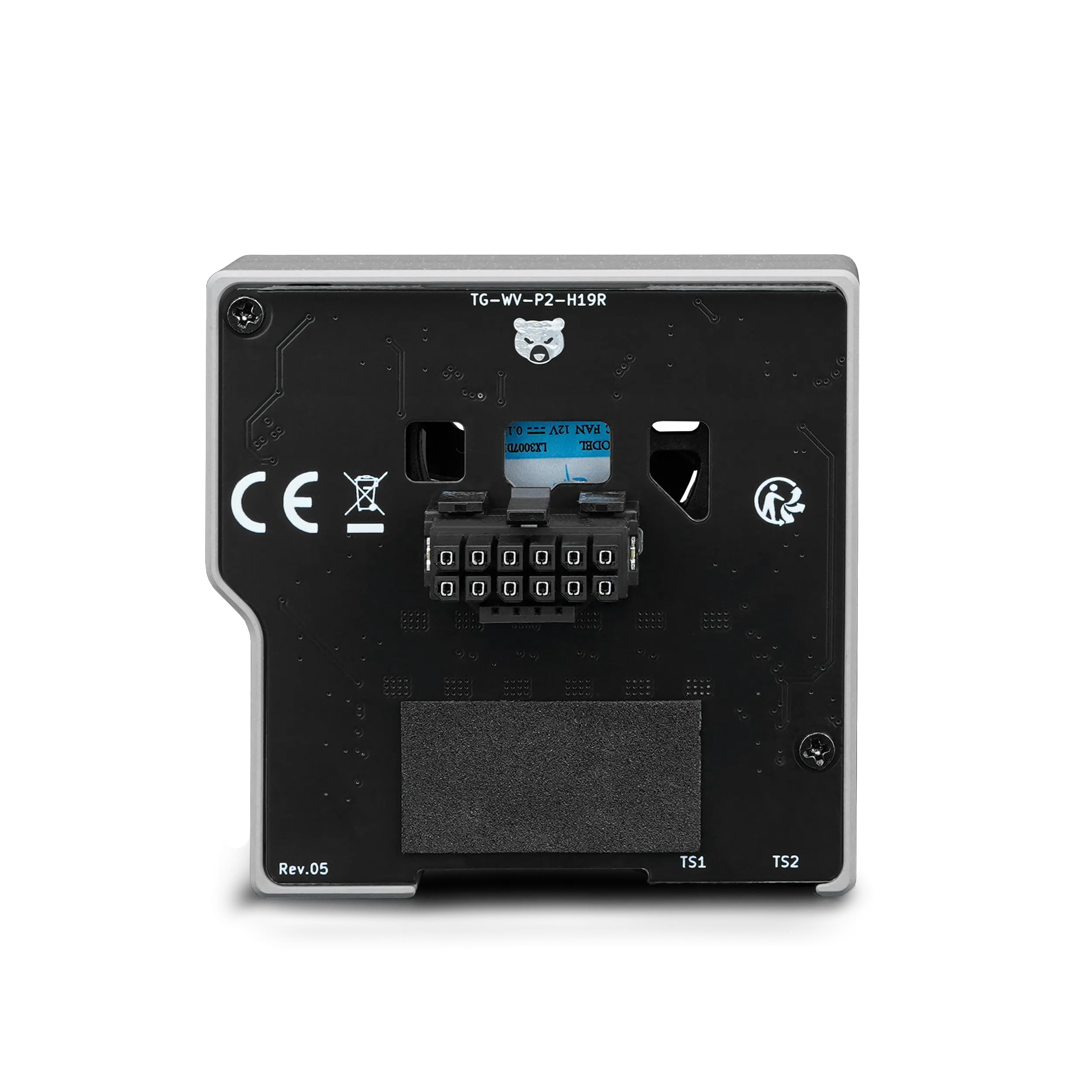 Thermal Grizzly WireView Pro II GPU - Dispositivo di monitoraggio GPU per schede grafiche 12V-2x6 e 12VHPWR con monitoraggio corrente per pin, display TFT-IPS e instradamento dei cavi a 90 gradi