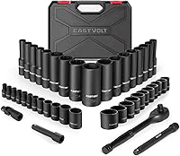 Vista 2 de Eastvolt Mechanic Tool Kits (ASK06) and 12-Piece Flex-Head Ratcheting Wrench Set