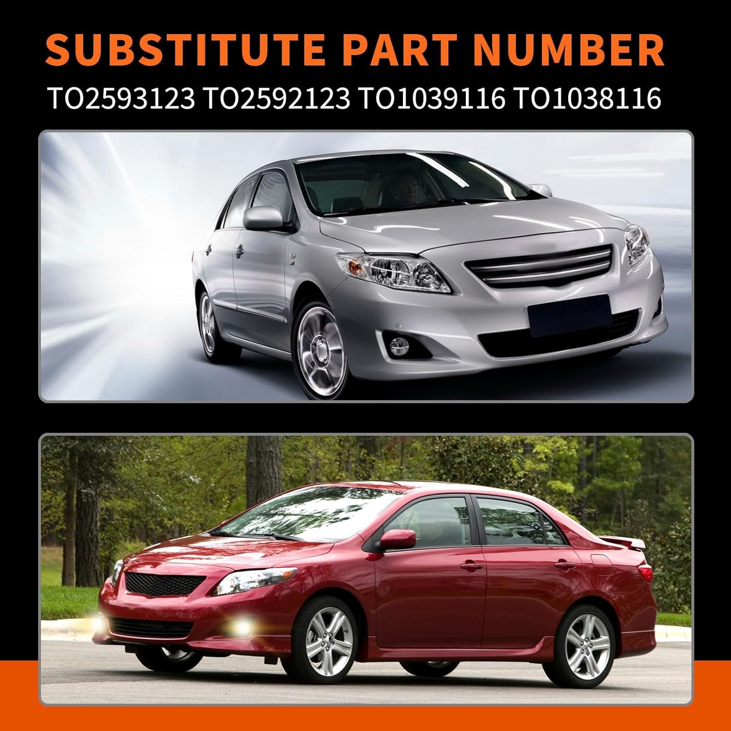 Fog Lights Assembly Compatible with Corolla 2009 2010 Front Bumper Driving Fog Lamps with H11 12V 55W Halogen Bulbs and Switch and Wiring Harness Clear Lens