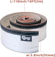 Vista 2 de Funda de protección térmica, manguito aluminizado, manguera aluminizada Express y barrera de protección de alambre de manguera plateada con cierre