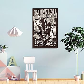 カートコバーン NIRVANA グラフィティー ポスター 限定 Amazon.co.jp: NIRVANA ポスター カート・コバーン ポスター