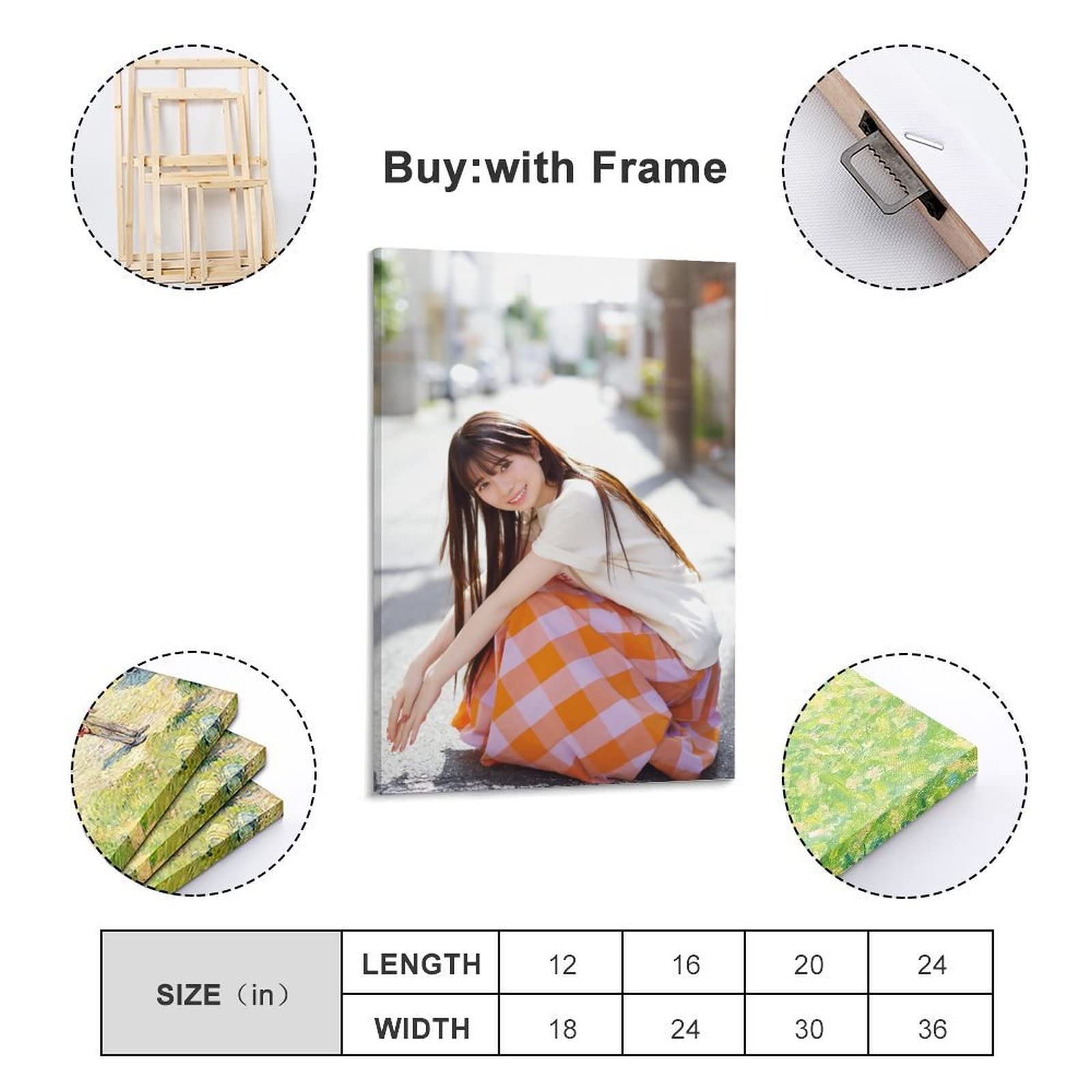 Amazon.co.jp: 桜田ひより水着セクシー写真ポスター キャンバス