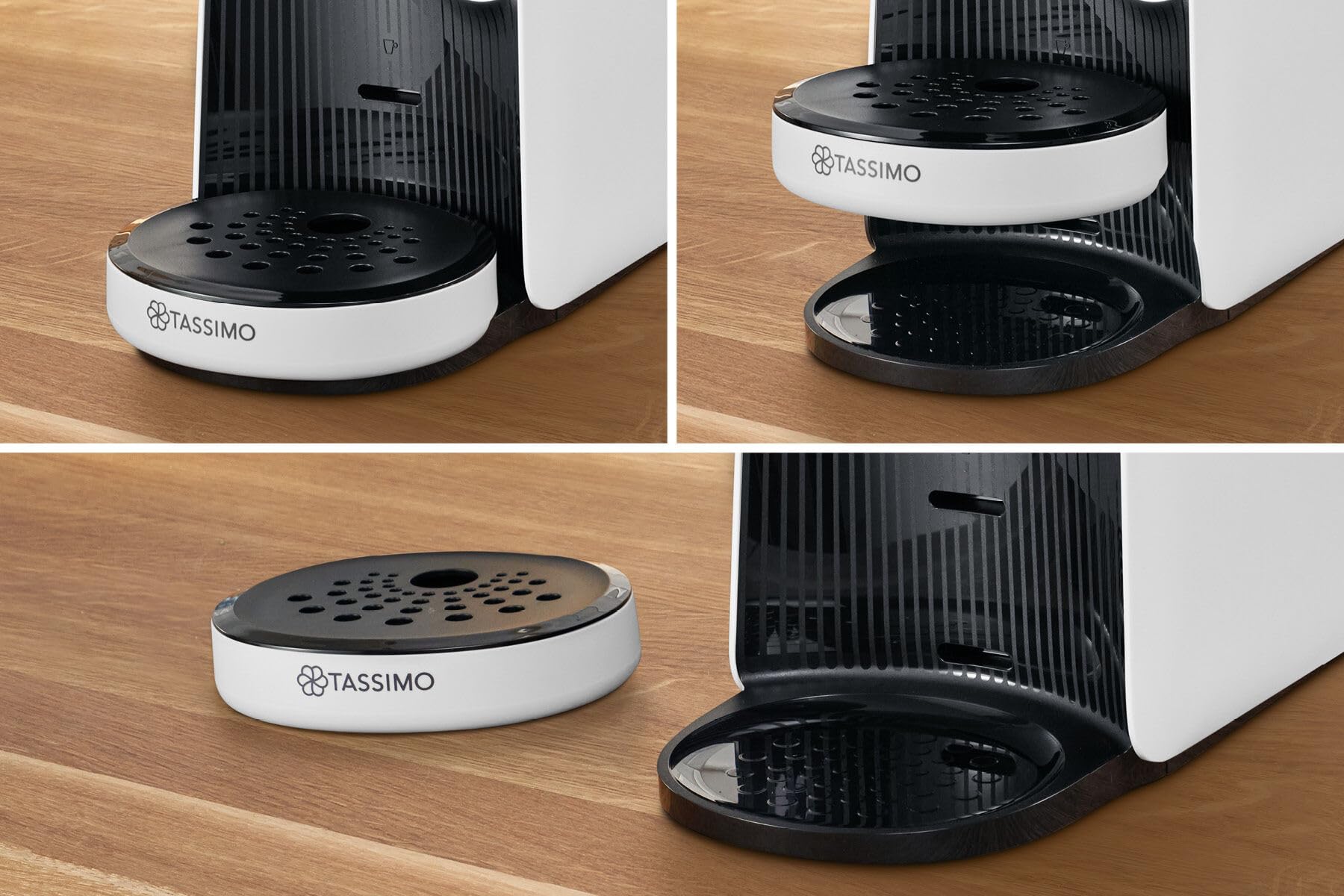 Bosch ekspres do kawy Tassimo Finesse friendly TAS164E, 70 napojów, intensywniejsza kawa po naciśnięciu przycisku, automatyczne wyłączanie, biały
