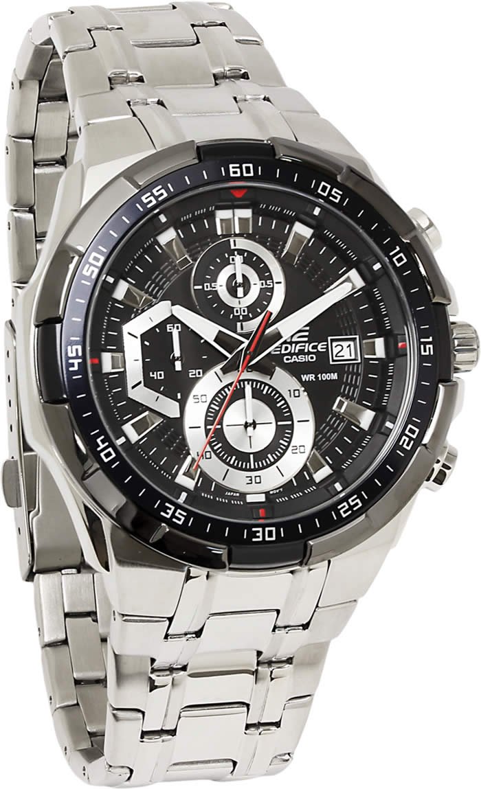 Casio Watch Edifice Chronograph Silver Mens Efr-539d-1a for
