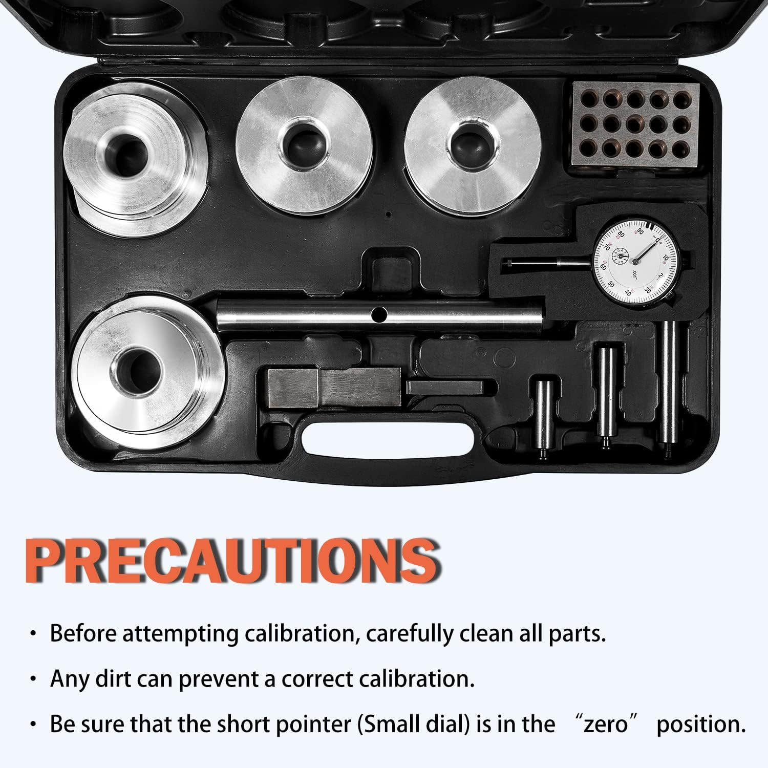 Differential Pinion Depth Checker Kit Gauge Tool Compatible with GM 10-14 Bolts, Ford 7.5" 8” 8.8” 9”, Dana 30-80, Chrysler And Most Differentials Replacement for T&D 11001 Pinion Depth Checker