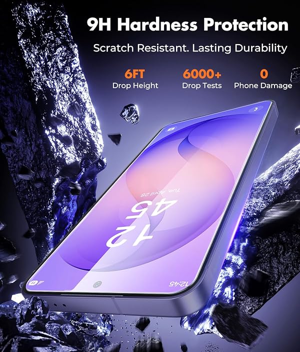UNBREAKcable Screen Protector for Samsung Galaxy S26 Ultra [3-Pack] [9H] [HD Clarity] [Anti-Scratch] [Bubble-Free] [Easy Installation] Tempered Glass 6.9 Inch by UNBREAKcable - Used condition - Image 4